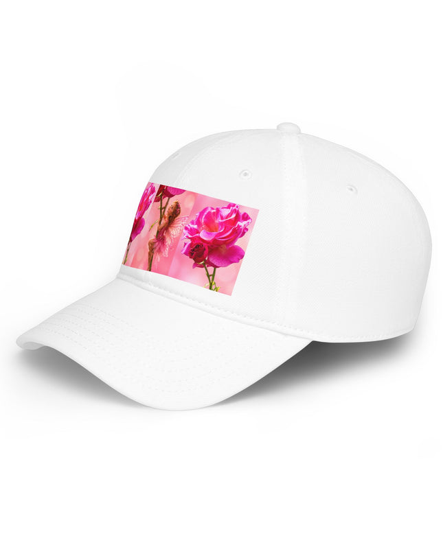 "Fairy Rose" Low Profile Baseball Cap