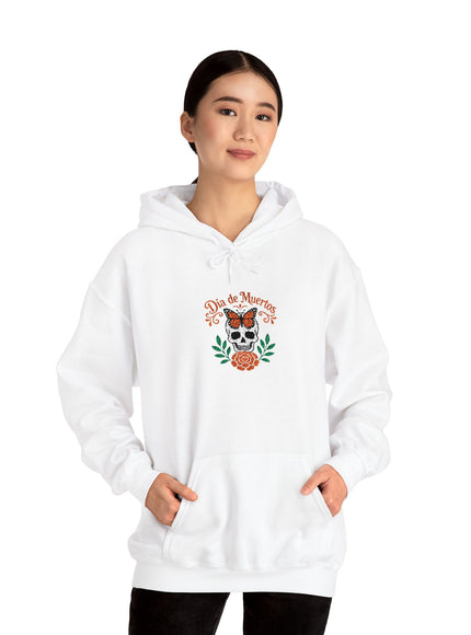 "Día de Muertos" Unisex Heavy Blend Hooded Embroidered Sweatshirt