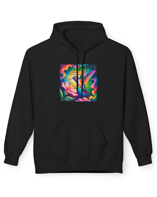 "My Life is Being Created in Every Moment" Unisex Midweight Softstyle Fleece Hoodie