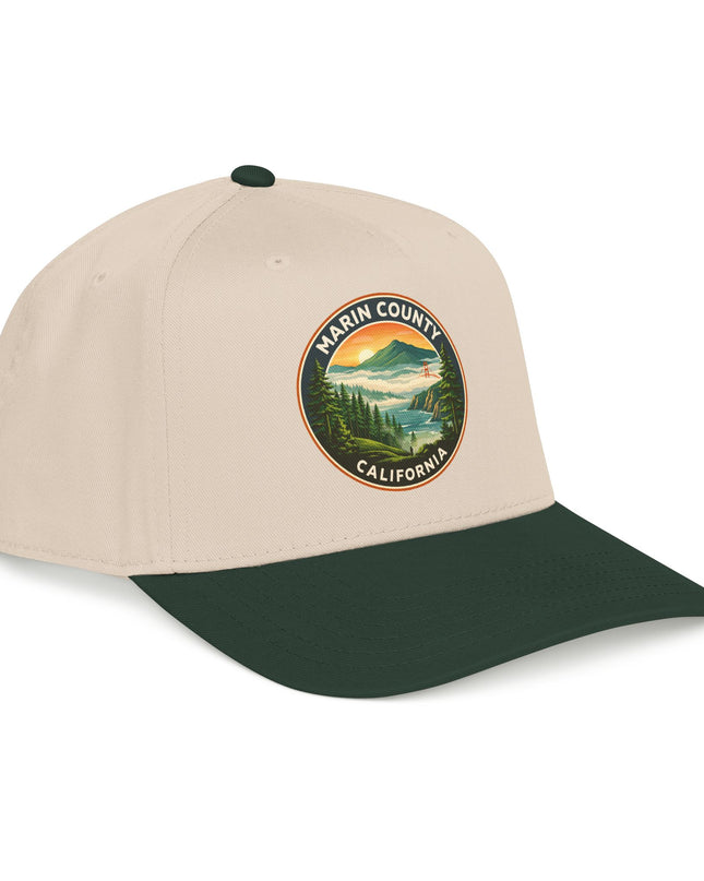 "Marin County, Above the Fog" Mid Profile Baseball Cap