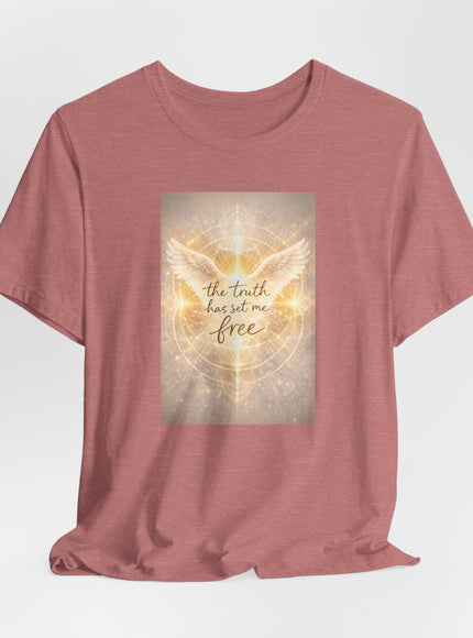 "The Truth Has Set Me Free" Unisex Jersey Short Sleeve Tee