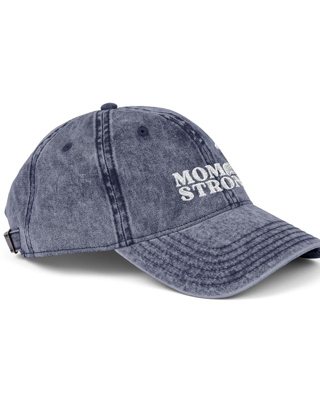 "Mom Strong" Vintage Cap (Embroidery)
