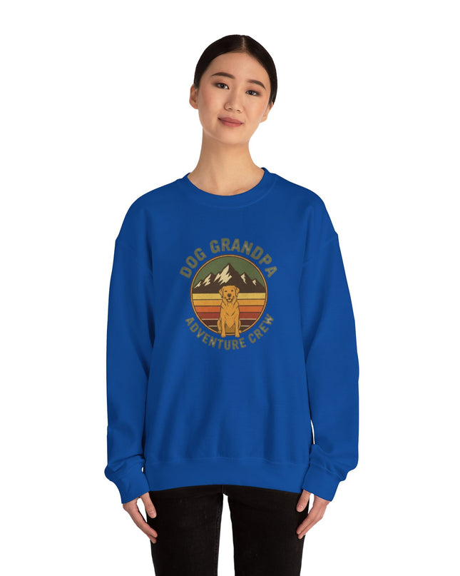 "Dog Grandpa Adventure Crew" Unisex Adult Sweatshirt
