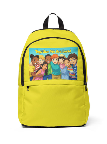 "Together We Are Loved" Unisex Fabric Backpack