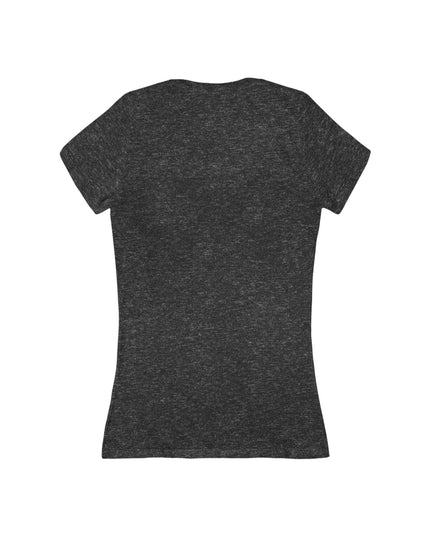 "Valentine's Day - Monet Style" Women's Jersey Short Sleeve Deep V-Neck Tee