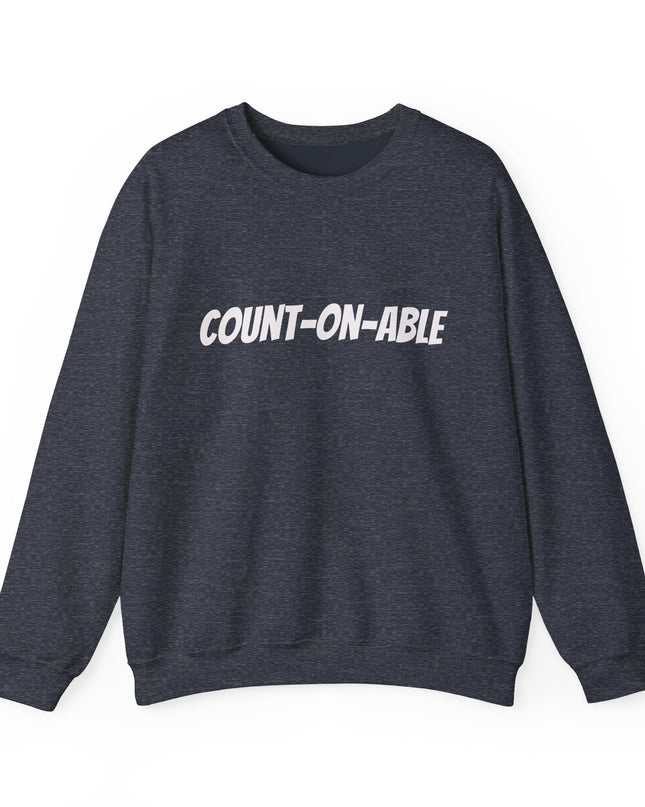 "Count-on-able" Unisex Adult Sweatshirt