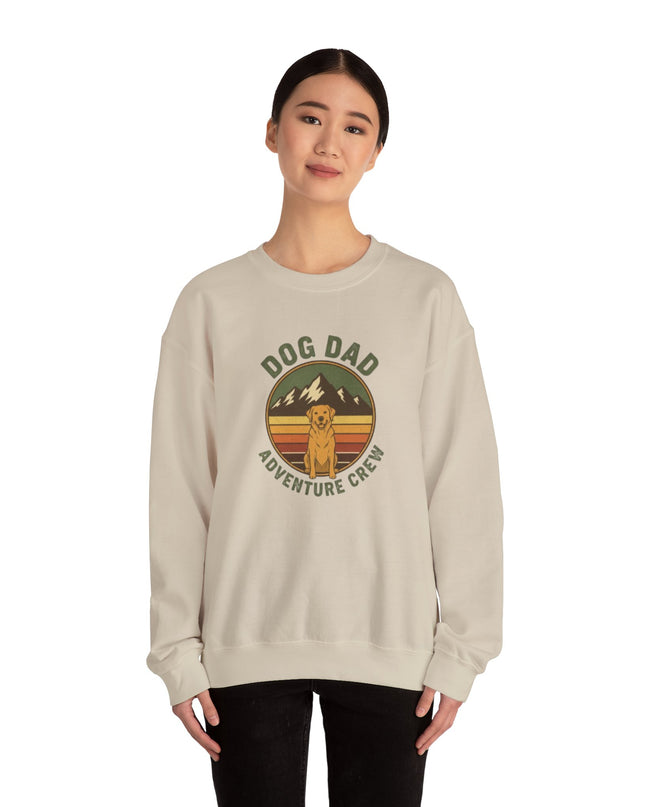 "Dog Dad Adventure Crew" Unisex  Adult Sweatshirt