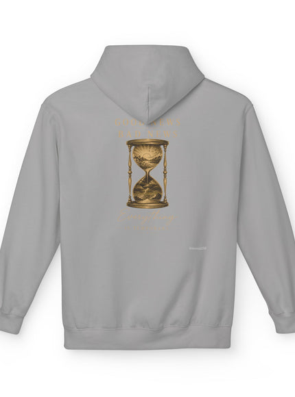 "Good News, Bad News, Everything is Temporary" Unisex Midweight Softstyle Fleece Hoodie