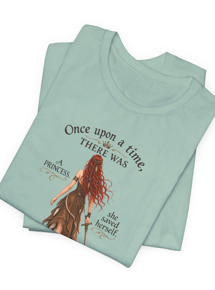 "She Saved Herself V5" Unisex Jersey Short Sleeve Tee