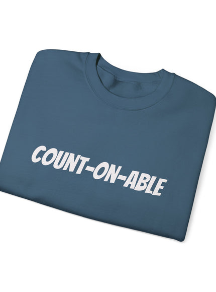 "Count-on-able" Unisex Adult Sweatshirt