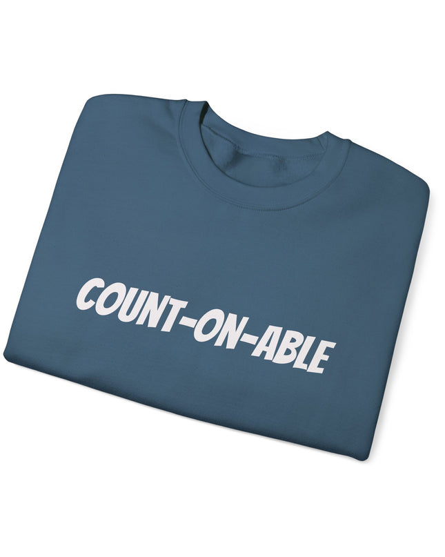 "Count-on-able" Unisex Adult Sweatshirt