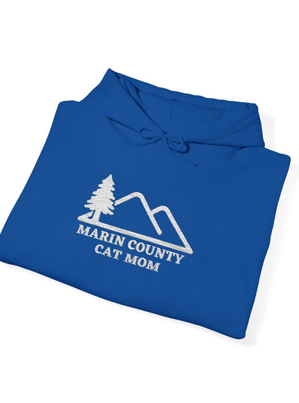 "Marin County Cat Mom" Unisex Heavy Blend Hooded Sweatshirt