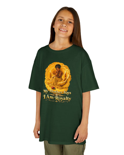 "My Mother Says I am Royalty" Kids Heavy Cotton Tee