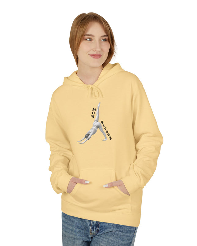 "Mom Strong Pilates" (Darker ink on both sides) Unisex Midweight Softstyle Fleece Hoodie