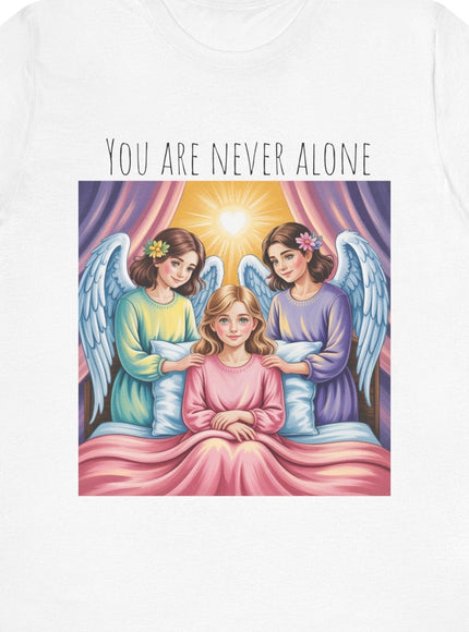 "You are never alone" Women's Jersey Short Sleeve Tee