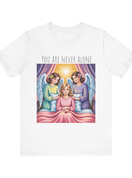 "You are never alone" Women's Jersey Short Sleeve Tee