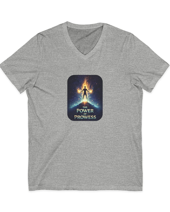 "The Power of Prowess" Unisex Jersey Short Sleeve V-Neck Tee