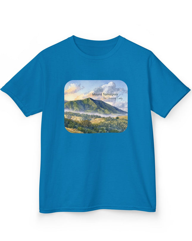 "Mount Tamalpais, the Sleeping Lady" Kids Heavy Cotton Tee