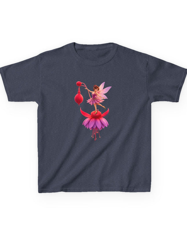 "Fuchsia Fairy" Kids Heavy Cotton Tee