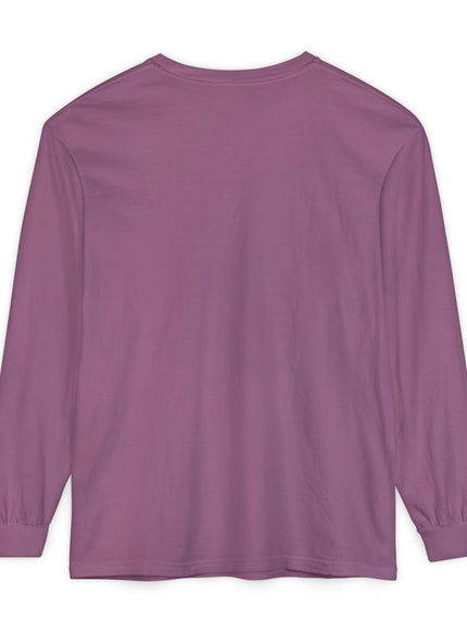 "Tides and Tall Trees" Unisex Garment-dyed Long Sleeve T-Shirt