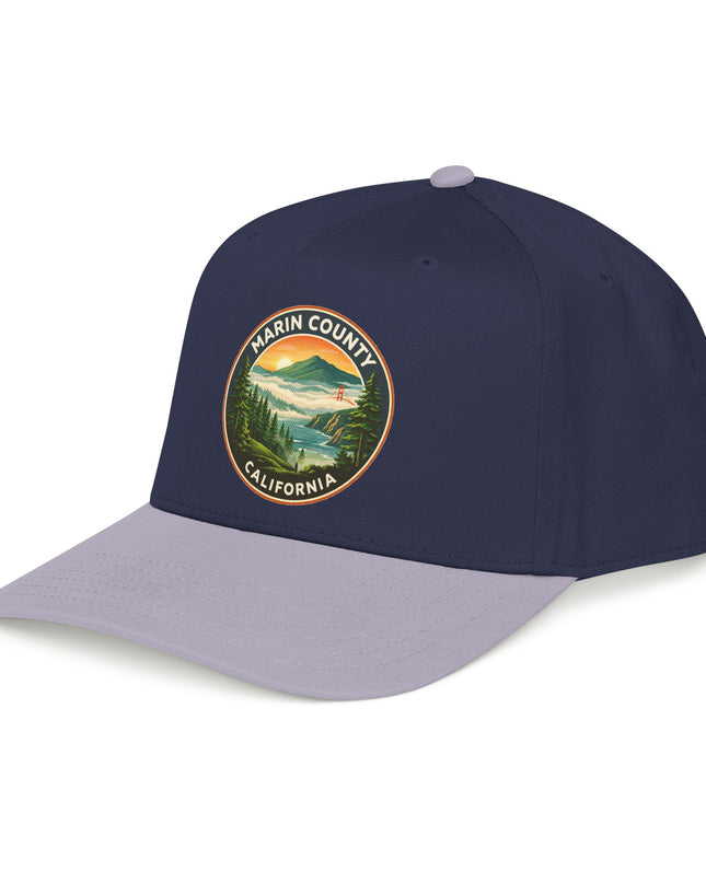 "Marin County, Above the Fog" Mid Profile Baseball Cap