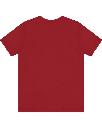 "67 is Always the Child's Answer" Unisex Jersey Short Sleeve Tee