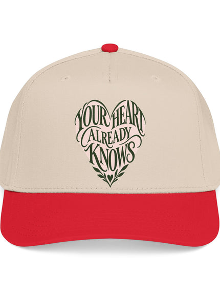 "Your Heart Already Knows" Mid Profile Baseball Cap