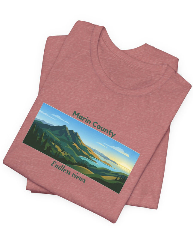 "Marin County - Endless Views" Unisex Jersey Short Sleeve Tee