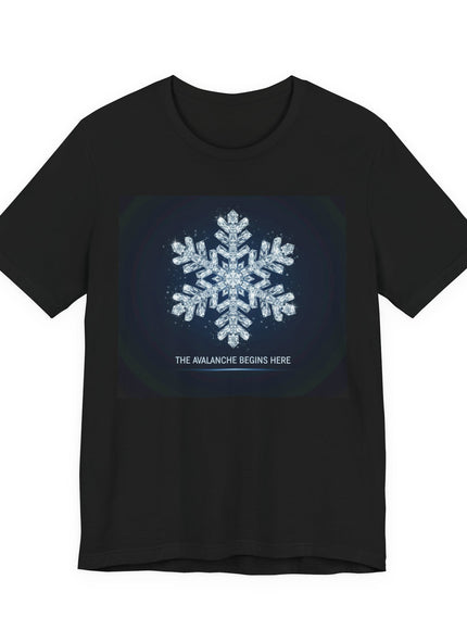 "The Avalanche Starts Here" Unisex Jersey Short Sleeve Tee