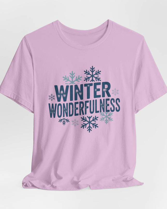 "Winter Wonderfulness" Unisex Jersey Short Sleeve Tee