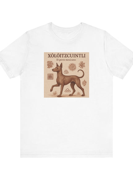 "Xoloitzcuintli - el perro mexicano" Unisex Jersey Short Sleeve Tee