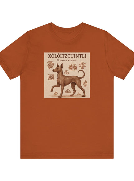 "Xoloitzcuintli - el perro mexicano" Unisex Jersey Short Sleeve Tee
