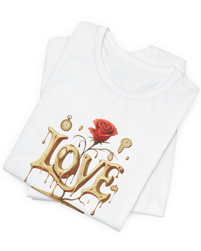 "Love - Salvador Dali Style" Unisex Jersey Short Sleeve Tee