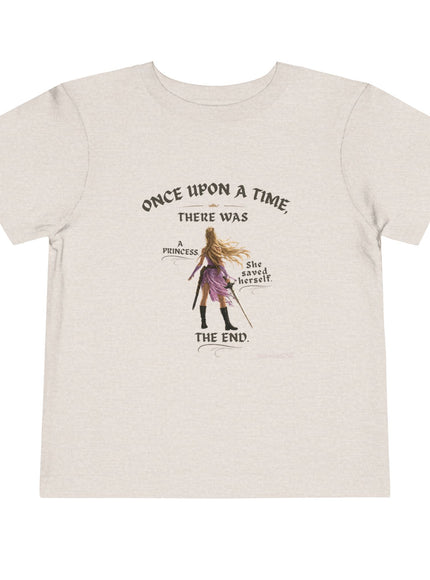 "She Saved Herself V2" Toddler Short Sleeve Tee