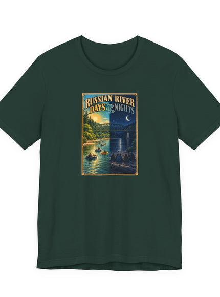 "Russian River Days, Russian River Nights" Unisex Jersey Short Sleeve Tee