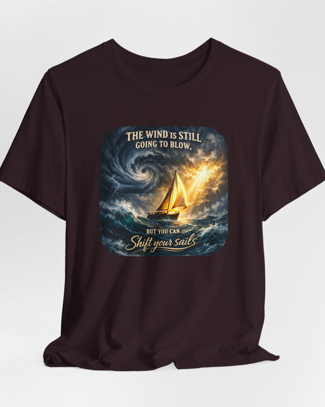"Shift your Sails" Unisex Jersey Short Sleeve Tee