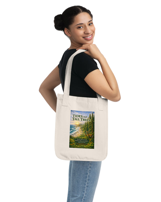 "Tides and Tall Trees" Organic Canvas Tote Bag