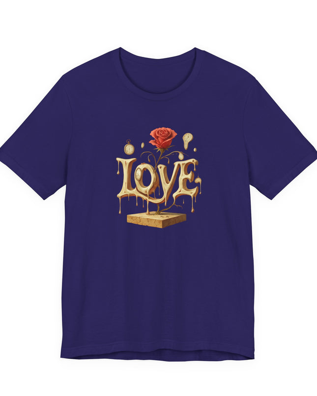 "Love - Salvador Dali Style" Unisex Jersey Short Sleeve Tee