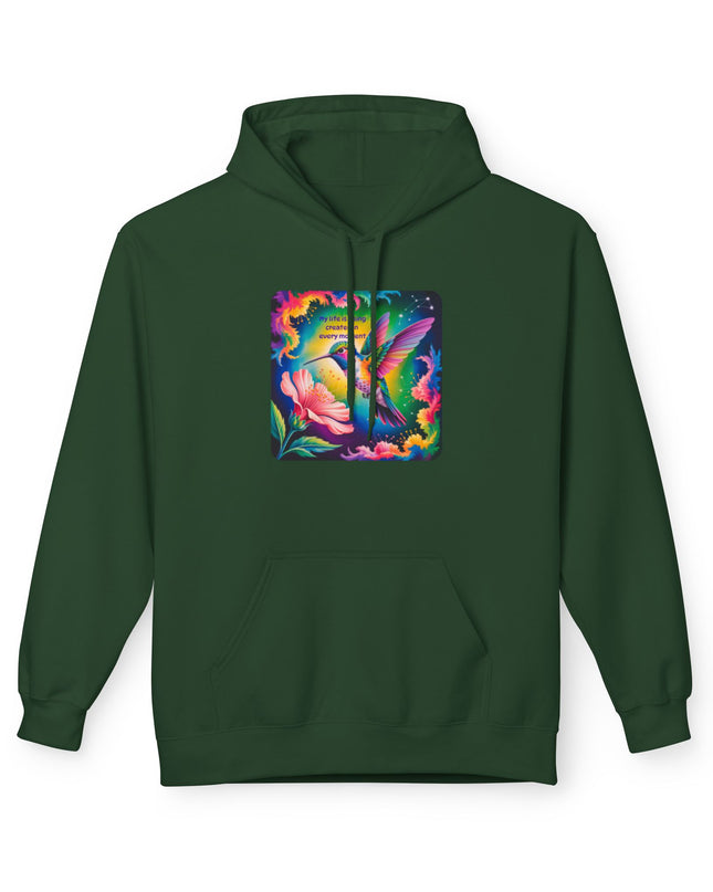"My Life is Being Created in Every Moment" Unisex Midweight Softstyle Fleece Hoodie