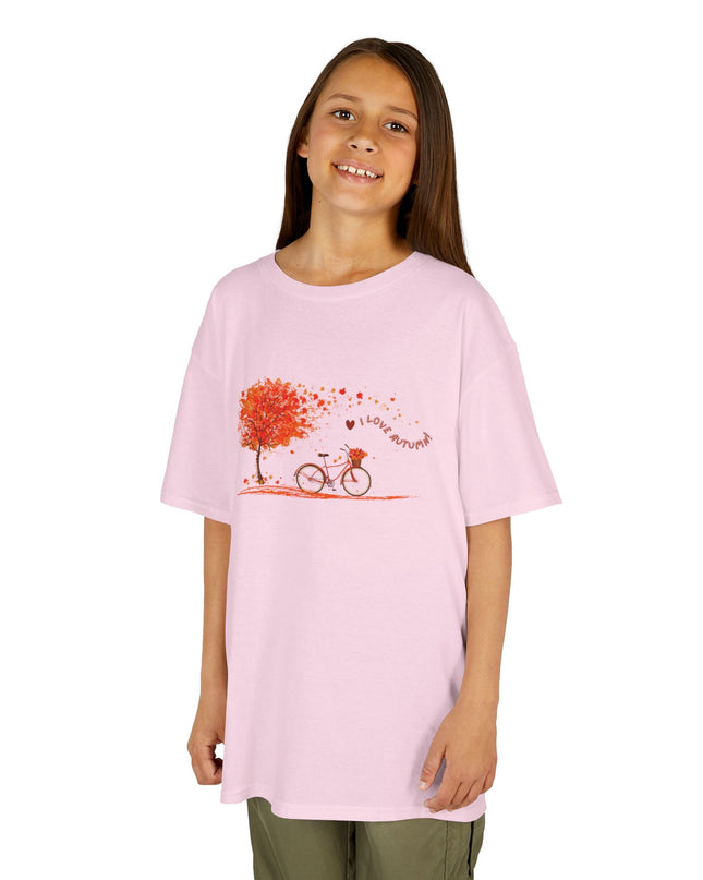 "I Love Autumn" Kids Heavy Cotton Tee