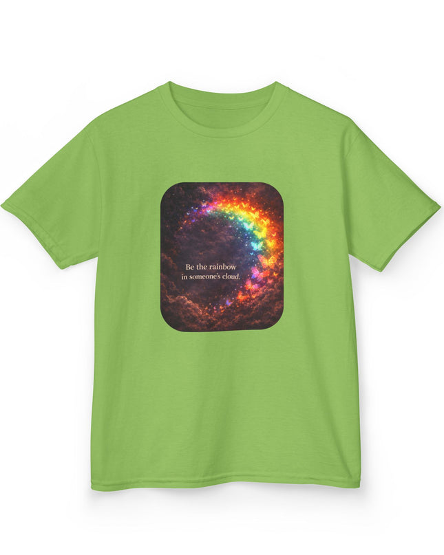 "Be the Rainbow in Someone's Cloud" Kids Heavy Cotton Tee
