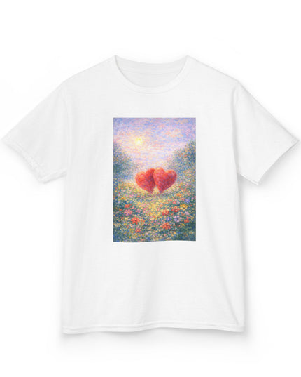 "Valentine's Day - Monet Style" Kids Heavy Cotton Tee