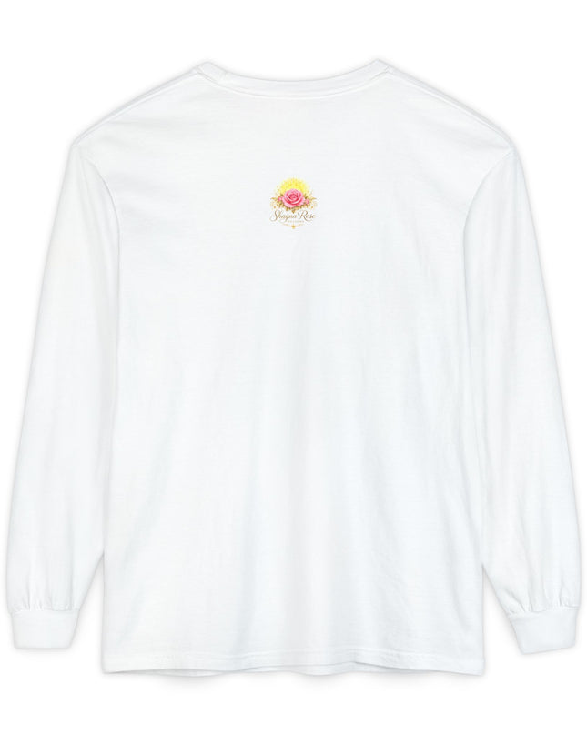 "Blessed and Beautiful" Unisex Garment-dyed Long Sleeve T-Shirt