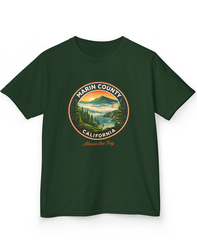 "Marin County, Above the Fog" Kids Heavy Cotton Tee