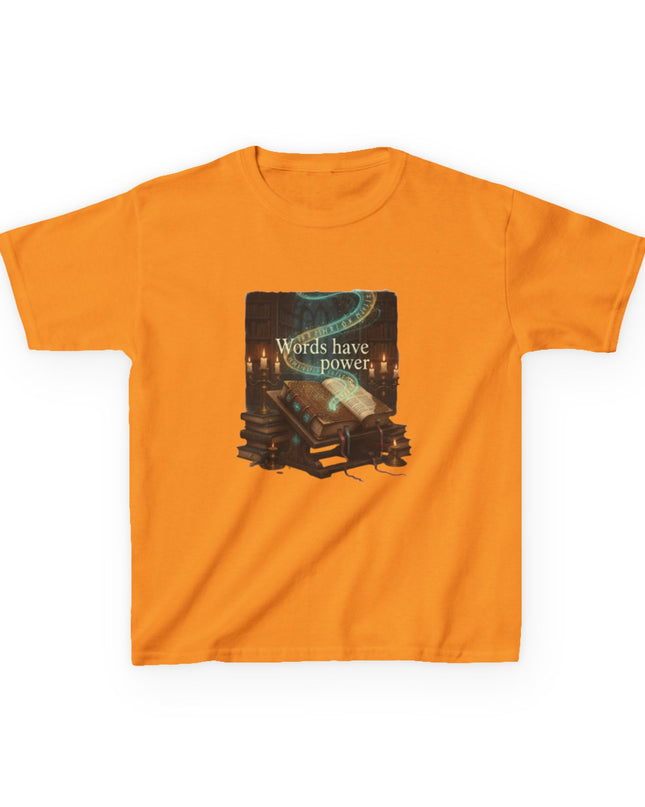 "Words Have Power" Kids Heavy Cotton Tee
