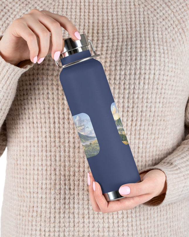 "Mount Tamalpais, the Sleeping Lady" Copper Vacuum Insulated Bottle, 22oz