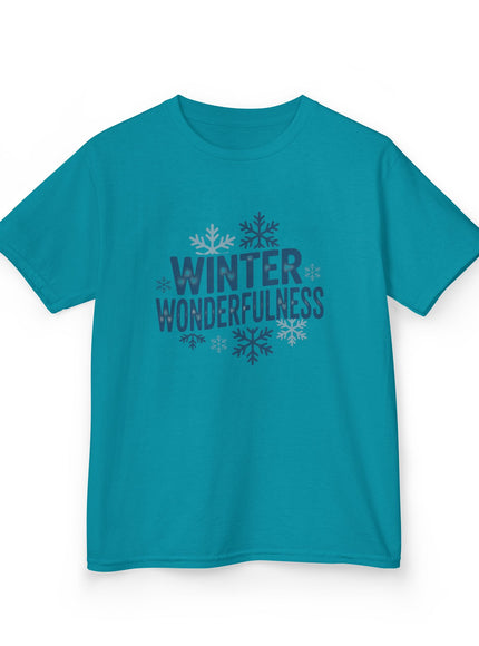 "Winter Wonderfulness" Kids Heavy Cotton Tee