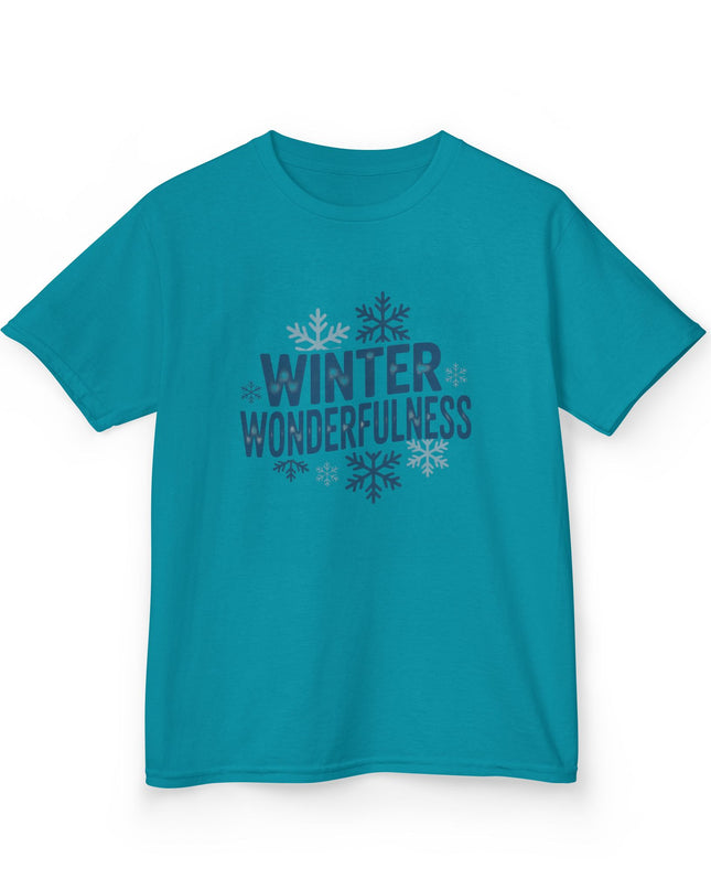 "Winter Wonderfulness" Kids Heavy Cotton Tee