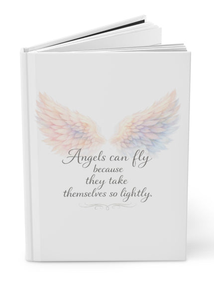 "Angels Can Fly" Hardcover Journal