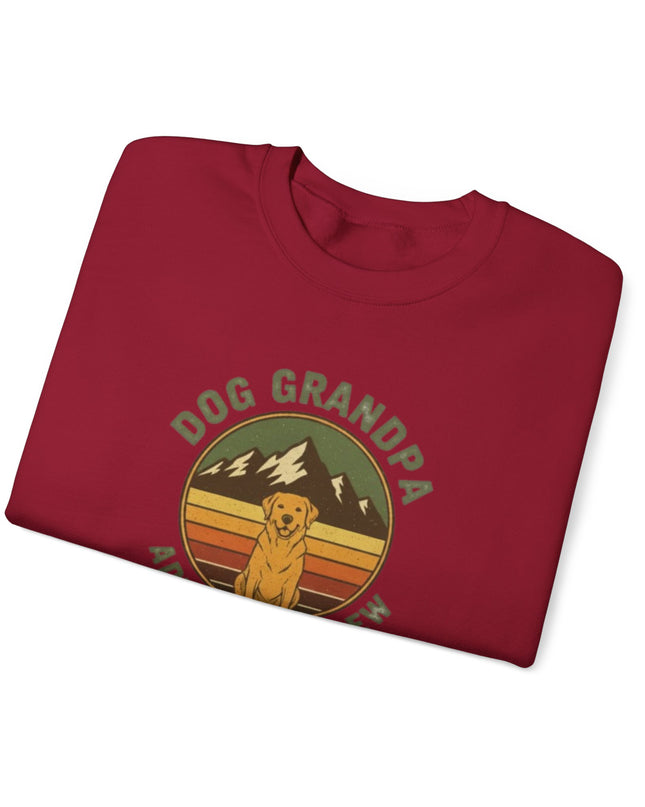 "Dog Grandpa Adventure Crew" Unisex Adult Sweatshirt